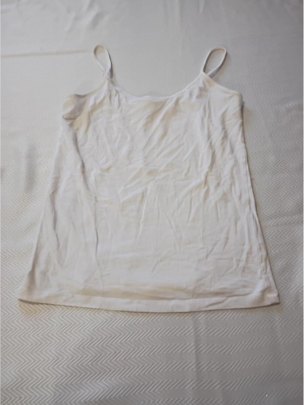 Forever 21 White Spaghetti Strap Tank Top